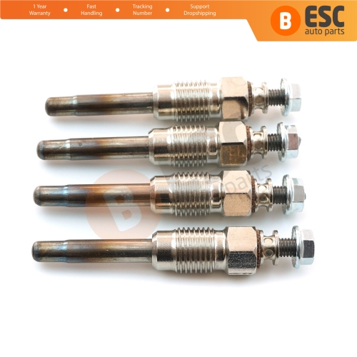 4 Pieces Glow Plug Auxiliary Heater XS7H6M090AA GN984 for Renault Megane MK1 1.9 TDI