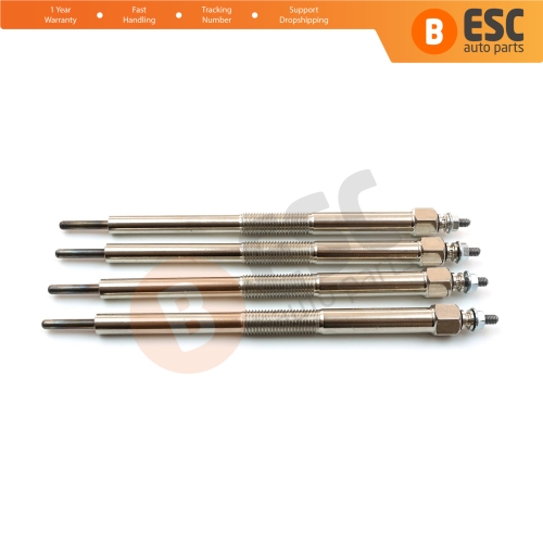 4 Pieces Glow Plug Auxiliary Heater 11065 AD200 GN109 for Nissan Almera Navara NP300 Pathfinder Primera X TRAIL 11 V