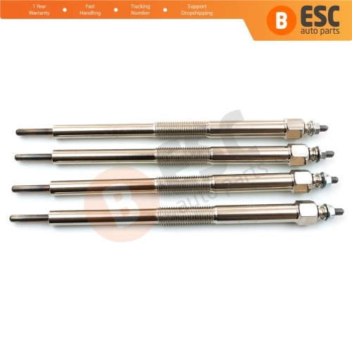 4 Pieces Glow Plug Auxiliary Heater 11065 AD200 GN109 for Nissan Almera Navara NP300 Pathfinder Primera X TRAIL 11 V