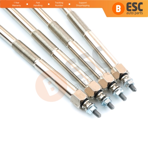 4 Pieces Glow Plug Auxiliary Heater 11065 AD200 GN109 for Nissan Almera Navara NP300 Pathfinder Primera X TRAIL 11 V