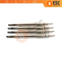 4 Pieces Glow Plug Auxiliary Heater 90569338 09118201 for Opel Saab 11 Volt