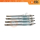 4 Pieces Glow Plug Auxiliary Heater 11 Volt 7701057806 1214079 for Opel Renault Saab 3.0 Engine