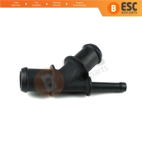 Engine Coolant Tee Distributor Hose Connector Water Flange Connection 1J0121087D for VW Audi Seat Skoda