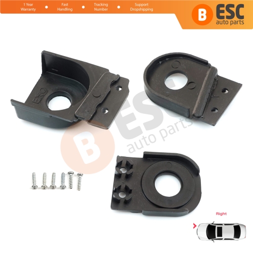 Headlight Holder Mount Repair Bracket Tab Set Right Side for Audi A6 C6 S6 RS6 Avant Quattro Allroad 2004-2011 4F0998122