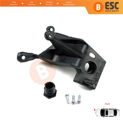 Headlight Holder Mount Repair Bracket Tab Set Right Side for Fiat Linea 323 110 2007-2018 51785219 51776317