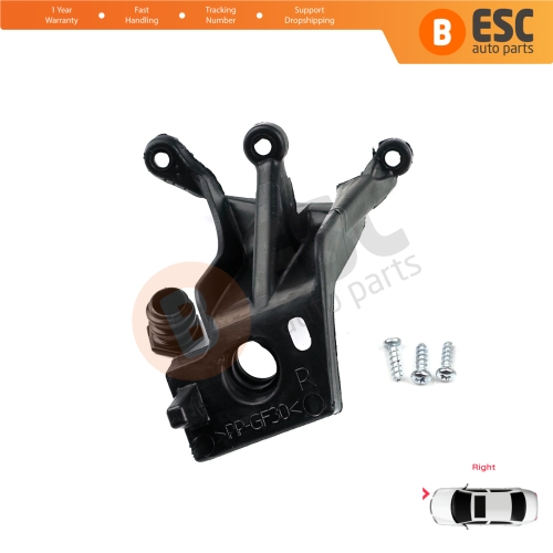 Headlight Holder Mount Repair Bracket Tab Set Right Side for Fiat Linea 323 110 2007-2018 51785219 51776317