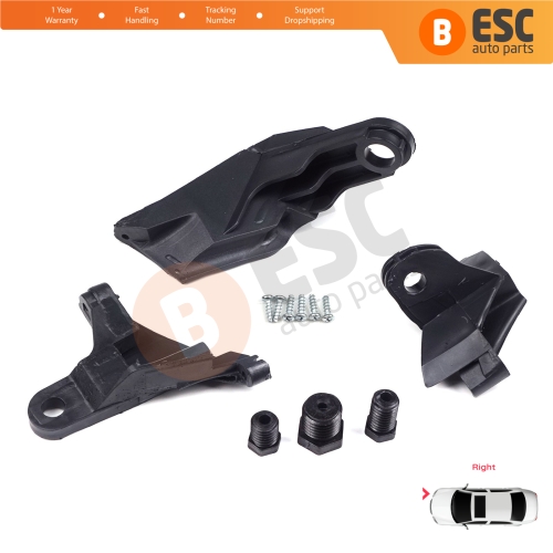 Headlight Headlamp Repair Brackets Tabs Right for Mercedes E Class W211 S211 2002-2009 A2118201414