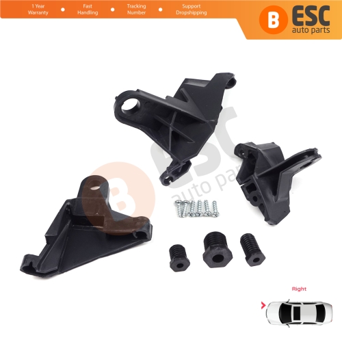 Headlight Headlamp Repair Brackets Tabs Right for Mercedes E Class W211 S211 2002-2009 A2118201414