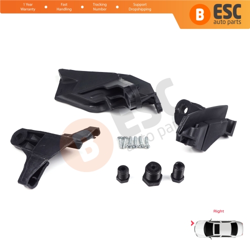 Headlight Headlamp Repair Brackets Tabs Right for Mercedes E Class W211 S211 2002-2009 A2118201414