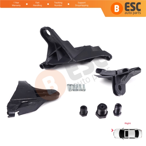 Headlight Headlamp Repair Brackets Tabs Right for Mercedes E Class W211 S211 2002-2009 A2118201414