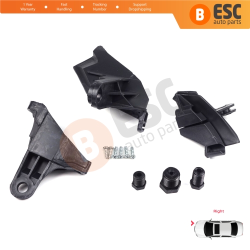 Headlight Headlamp Repair Brackets Tabs Right for Mercedes E Class W211 S211 2002-2009 A2118201414