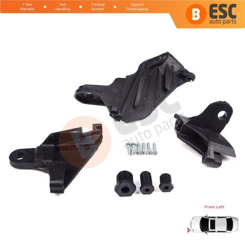 Headlight Headlamp Repair Brackets Tabs Left A2118201314 for Mercedes E Class W211 S211 2002-2009 A2118201314