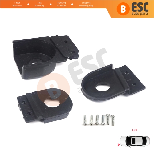 Headlight Holder Mount Repair Bracket Tab Set Left Side for Audi A6 C6 S6 RS6 Avant Quattro Allroad 2004-2011 4F0998121