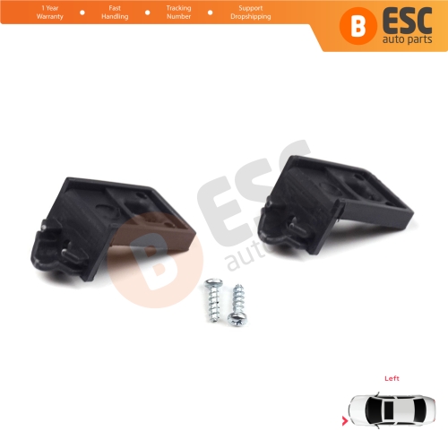 Headlight Holder Mount Repair Bracket Tab Set Left Side for VW Touran MK1 2003-2010 Caddy MK3 2004-2010 Pre-Facelift 1T0998225