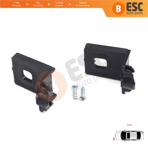 Headlight Holder Mount Repair Bracket Tab Set Left Side for VW Touran MK1 2003-2010 Caddy MK3 2004-2010 Pre-Facelift 1T0998225