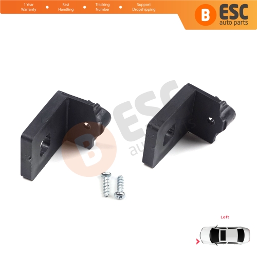 Headlight Holder Mount Repair Bracket Tab Set Left Side for VW Touran MK1 2003-2010 Caddy MK3 2004-2010 Pre-Facelift 1T0998225