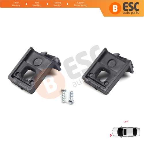 Headlight Holder Mount Repair Bracket Tab Set Left Side for VW Touran MK1 2003-2010 Caddy MK3 2004-2010 Pre-Facelift 1T0998225