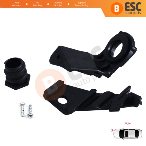 Headlight Holder Mount Repair Bracket Tab Set Right Side for VW Jetta MK5 2005-2010 Golf MK5 2004-2009 1K0998226