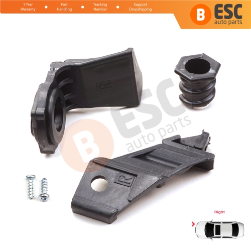 Headlight Holder Mount Repair Bracket Tab Set Right Side for VW Jetta MK5 2005-2010 Golf MK5 2004-2009 1K0998226