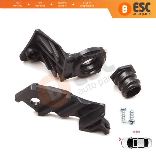 Headlight Holder Mount Repair Bracket Tab Set Right Side for VW Jetta MK5 2005-2010 Golf MK5 2004-2009 1K0998226