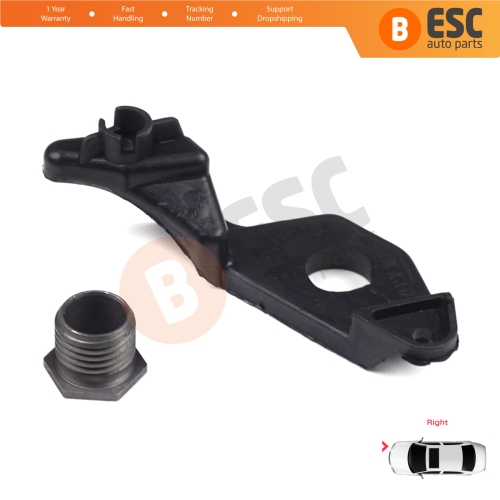 Headlight Holder Mount Repair Bracket Tab Set Right Side for BMW 5 Series E60 E61 2003-2010 63126942478