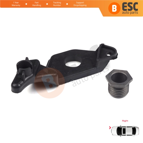 Headlight Holder Mount Repair Bracket Tab Set Right Side for BMW 5 Series E60 E61 2003-2010 63126942478