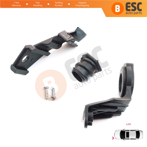 Headlight Holder Mount Repair Bracket Tab Set Left Side for VW Jetta MK5 A5 1K 2005-2010 Golf MK5 A5 1K 2004-2009 1K0998225