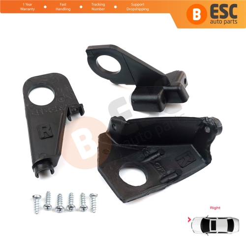 Headlight Holder Mount Repair Bracket Tab Set Right Side for VW Golf MK6 5K 2008-2013 Convertible 517 2011-2016 5K0998226