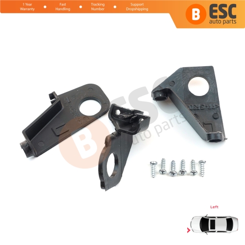 Headlight Holder Mount Repair Bracket Tab Set Left Side for VW Golf MK6 5K 2008-2013 Convertible 517 2011-2016 5K0998225