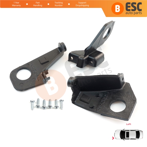 Headlight Holder Mount Repair Bracket Tab Set Left Side for VW Golf MK6 5K 2008-2013 Convertible 517 2011-2016 5K0998225