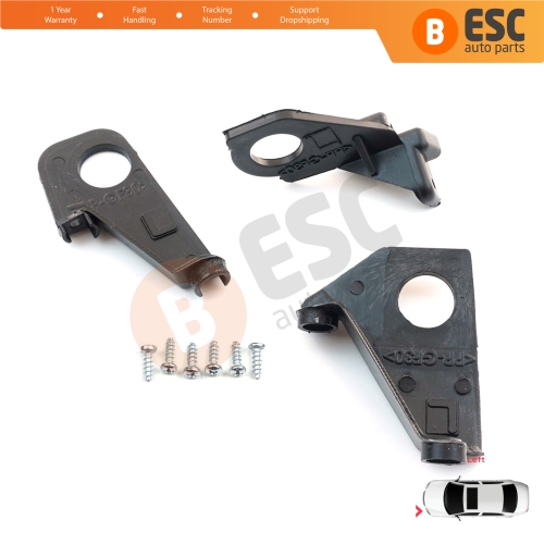 Headlight Holder Mount Repair Bracket Tab Set Left Side for VW Golf MK6 5K 2008-2013 Convertible 517 2011-2016 5K0998225