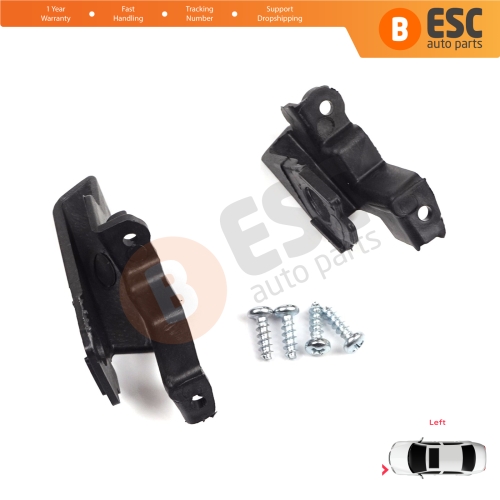 Headlight Holder Mount Repair Bracket Tab Set Left Side for VW Polo MK5 6R 6C 61 2009-2016 6R0998225