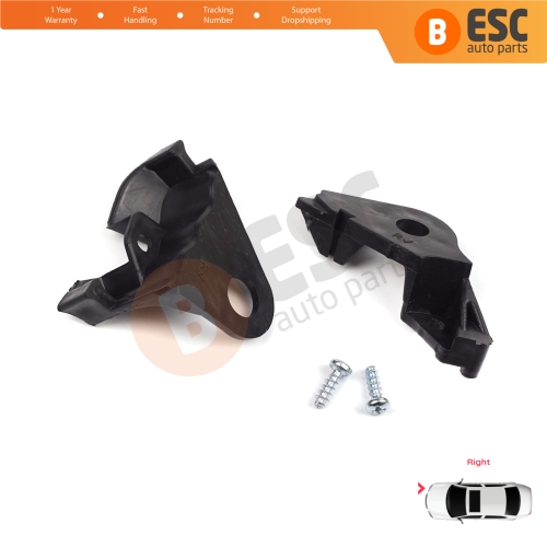 Headlight Holder Mount Repair Bracket Tab Set Right Side for Citroen C4 MK1 LC Coupe MK1 THE 2004–2010 621284