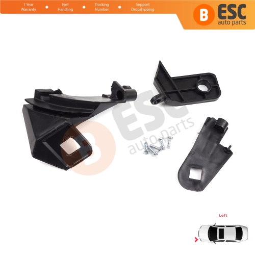 Headlight Holder Mount Repair Bracket Tab Set Left Side for Fiat Doblo MK2 263 2010-2014 Pre-Facelift 51810672