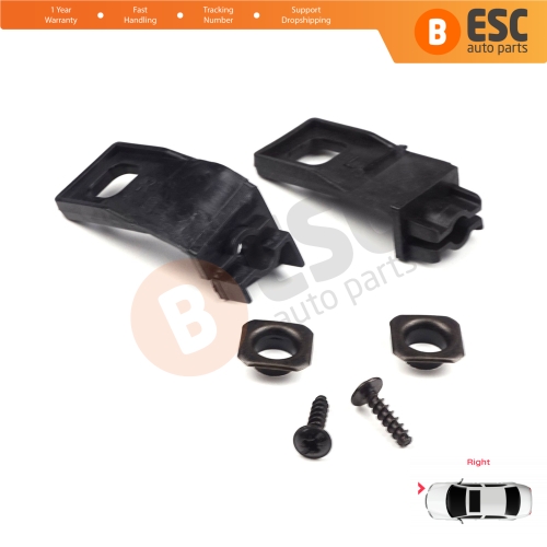 Headlight Holder Mount Repair Bracket Tab Set Right Side for VW Golf MK4 A4 1J HB Sedan Estate 1997-2006 1J0998226