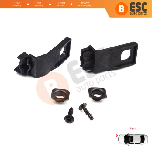 Headlight Holder Mount Repair Bracket Tab Set Right Side for VW Golf MK4 A4 1J HB Sedan Estate 1997-2006 1J0998226