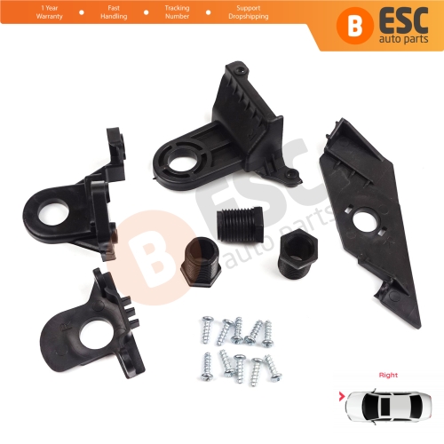 Headlight Holder Mount Repair Bracket Tab Set Right Side for VW Passat 3C B7 362 365 2011-2014 3AA998226