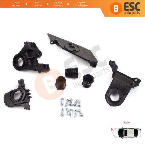 Headlight Holder Mount Repair Bracket Tab Set Right Side for VW Passat 3C B7 362 365 2011-2014 3AA998226