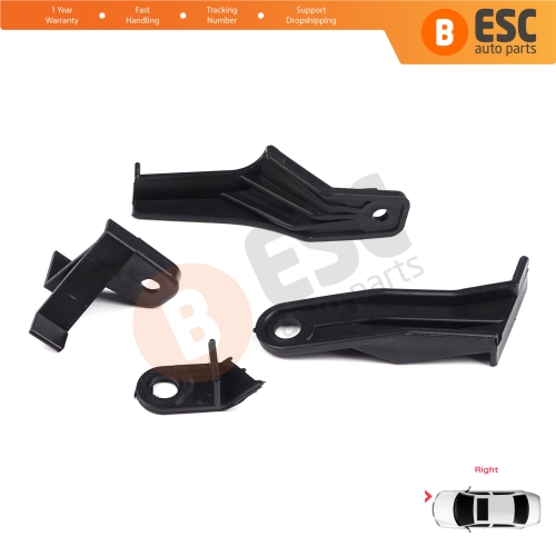 Headlight Holder Mount Repair Bracket Tab Set Right Side for Toyota Corolla MK11 4-Door Sedan 2014-2016 8111002E60