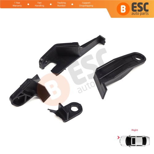 Headlight Holder Mount Repair Bracket Tab Set Right Side for Toyota Corolla MK11 4-Door Sedan 2014-2016 8111002E60