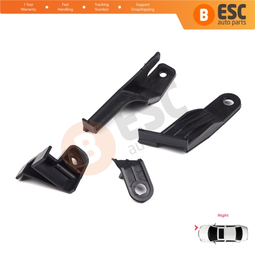 Headlight Holder Mount Repair Bracket Tab Set Right Side for Toyota Corolla MK11 4-Door Sedan 2014-2016 8111002E60