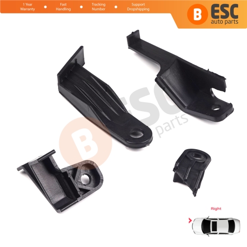 Headlight Holder Mount Repair Bracket Tab Set Right Side for Toyota Corolla MK11 4-Door Sedan 2014-2016 8111002E60