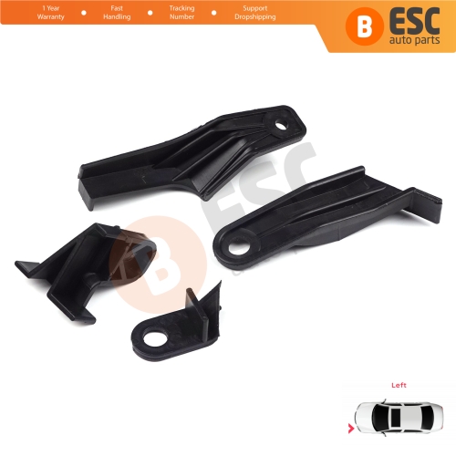 Headlight Holder Mount Repair Bracket Tab Set Left Side for Toyota Corolla MK11 4-Door Sedan 2014-2016 8115002E60