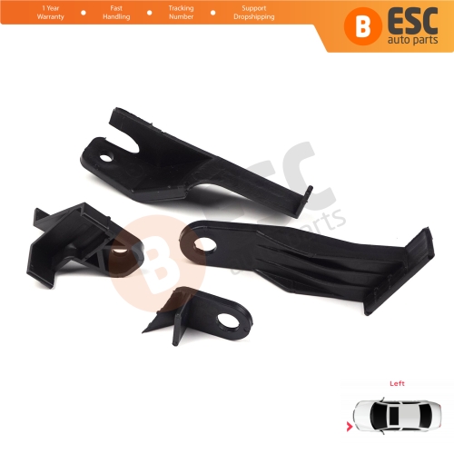 Headlight Holder Mount Repair Bracket Tab Set Left Side for Toyota Corolla MK11 4-Door Sedan 2014-2016 8115002E60