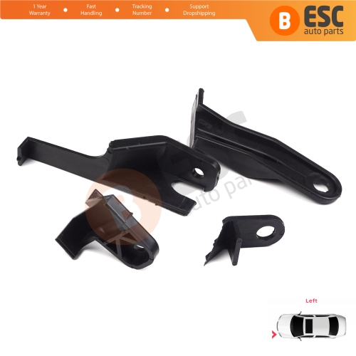 Headlight Holder Mount Repair Bracket Tab Set Left Side for Toyota Corolla MK11 4-Door Sedan 2014-2016 8115002E60