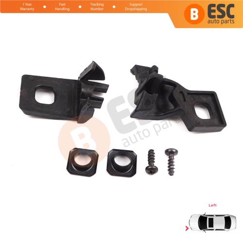 Headlight Holder Mount Repair Bracket Tab Set Left Side for VW Polo MK3 MK4 6N 9N 1994-2008 6Q0998225