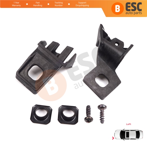 Headlight Holder Mount Repair Bracket Tab Set Left Side for VW Polo MK3 MK4 6N 9N 1994-2008 6Q0998225