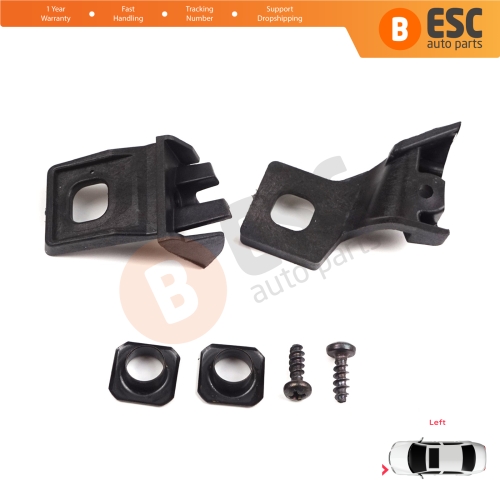 Headlight Holder Mount Repair Bracket Tab Set Left Side for VW Polo MK3 MK4 6N 9N 1994-2008 6Q0998225