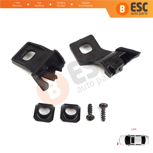 Headlight Holder Mount Repair Bracket Tab Set Left Side for VW Polo MK3 MK4 6N 9N 1994-2008 6Q0998225