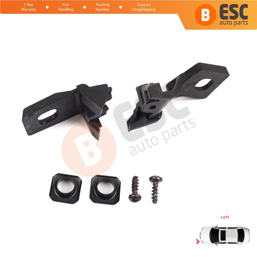 Headlight Holder Mount Repair Bracket Tab Set Left Side for VW Polo MK3 MK4 6N 9N 1994-2008 6Q0998225